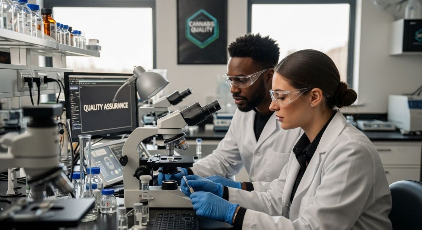 cannabis quality assurance lab