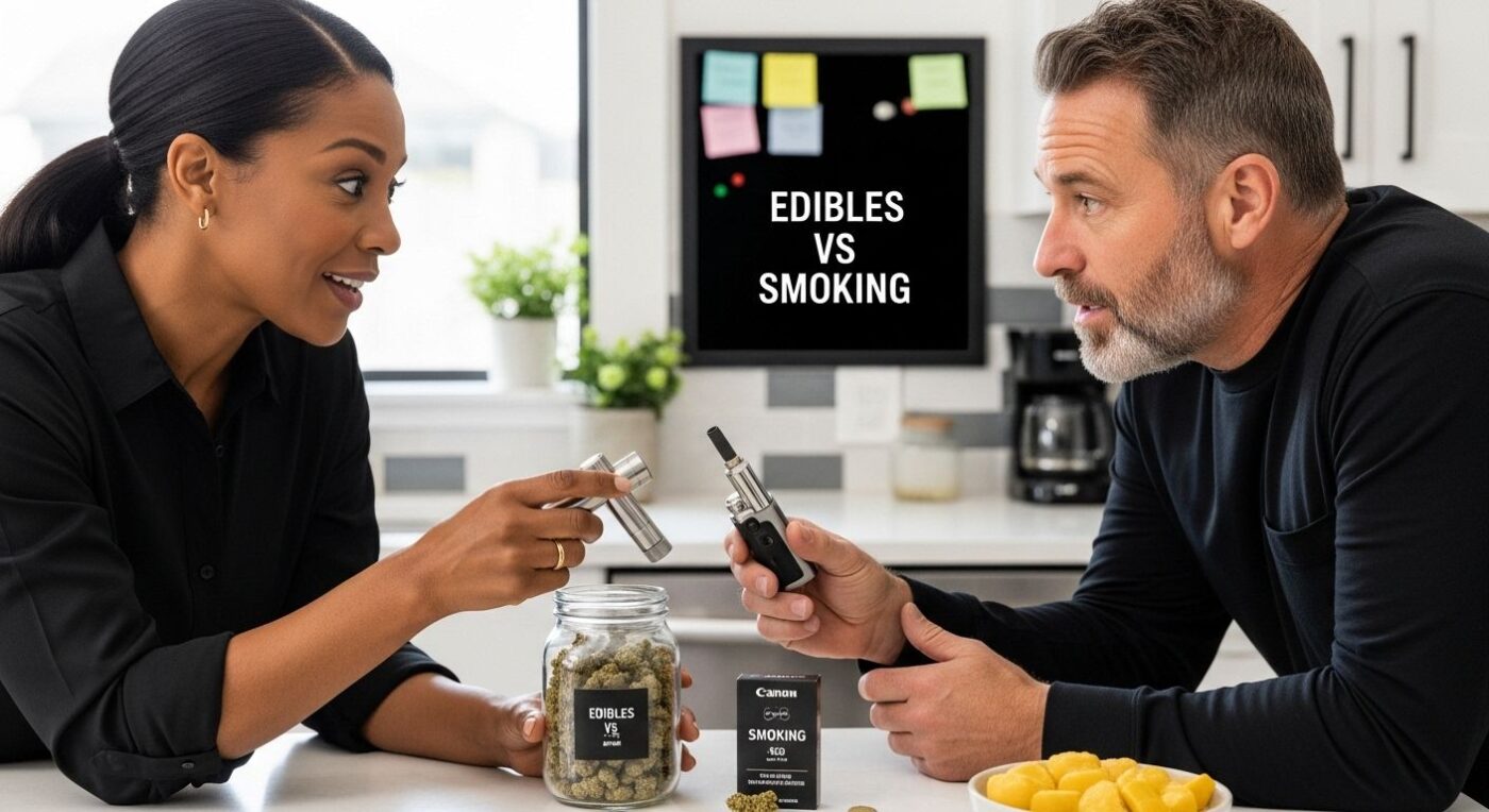 cannabis edibles vs smoking lifestyle