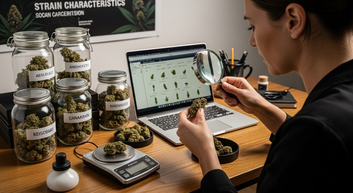 assess cannabis strain characteristics