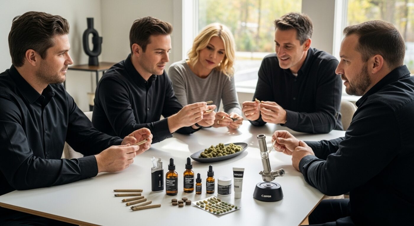 different cannabis consumption, educational cannabis scene